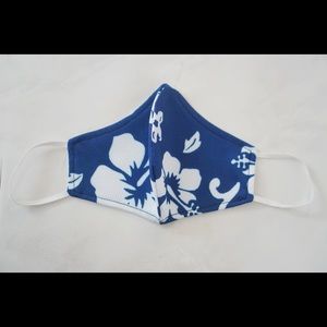 Handmade Aloha Blue Face Mask